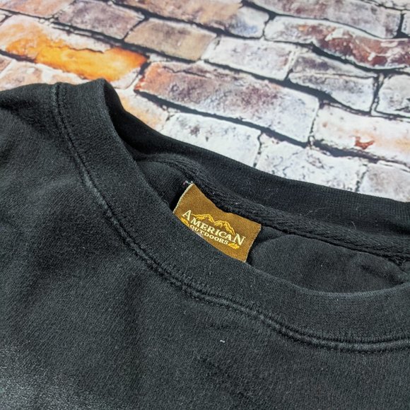 AMERICAN OUTDOORS Timber Wolf Wilderness Club Sweatshirt Men's M - Picture 4 of 4